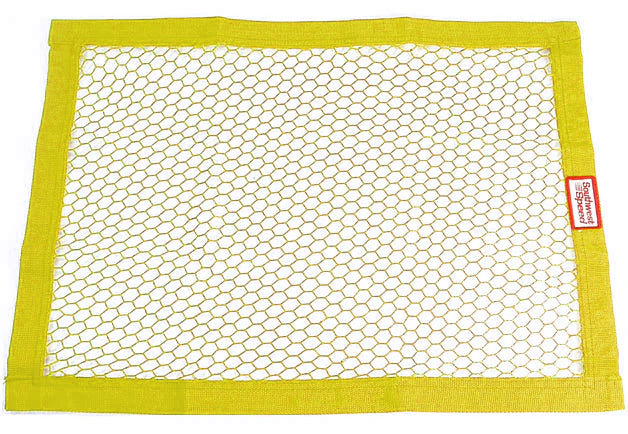 WINDOW NET,MESH TYPE,18 X 22,YELLOW