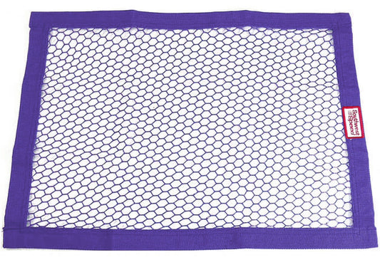 WINDOW NET,MESH TYPE,18 X 24,PURPLE