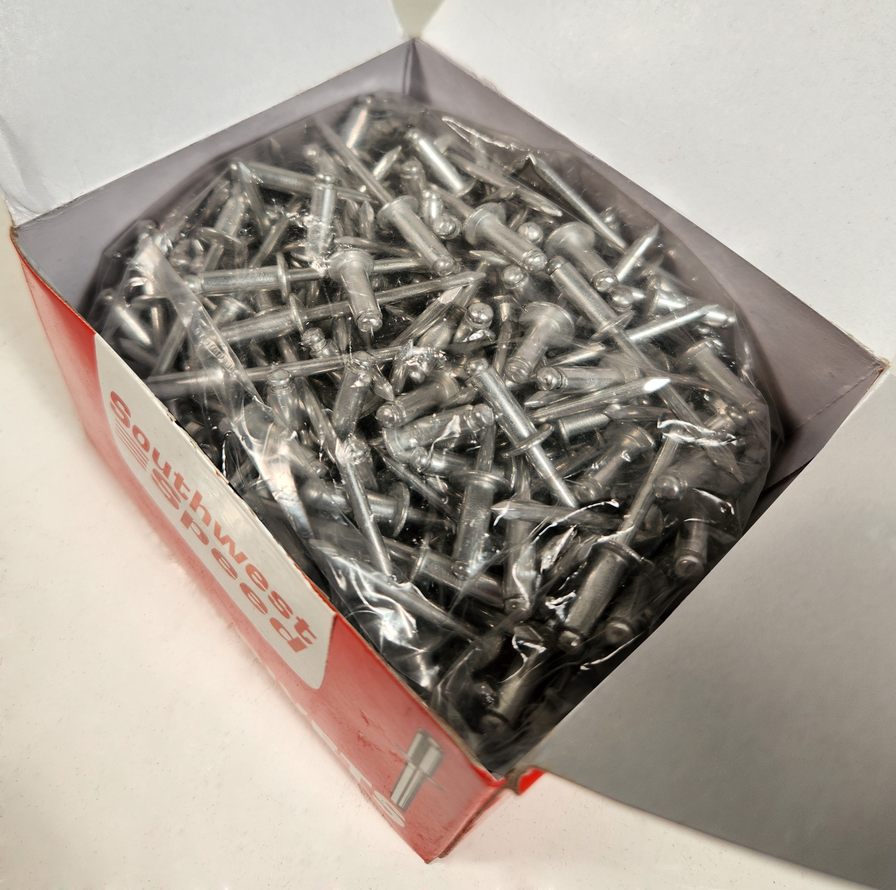 POP RIVETS,ALUMINUM FLANGE,ALUMINUM PIN,SMALL HEAD,250 PIECES,SILVER,M ...