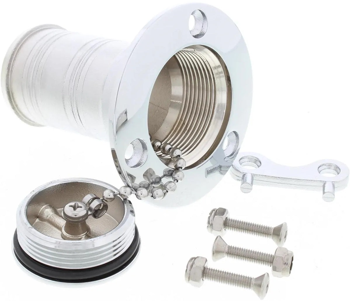 FILLER NECK,FLUSH MOUNT,W/CAP & KEY