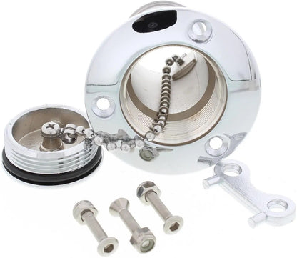 FILLER NECK,FLUSH MOUNT,W/CAP & KEY