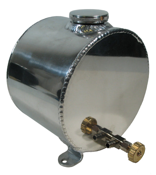 FUEL TANK,ALUMINUM,POLISHED,2 1/2 QUART