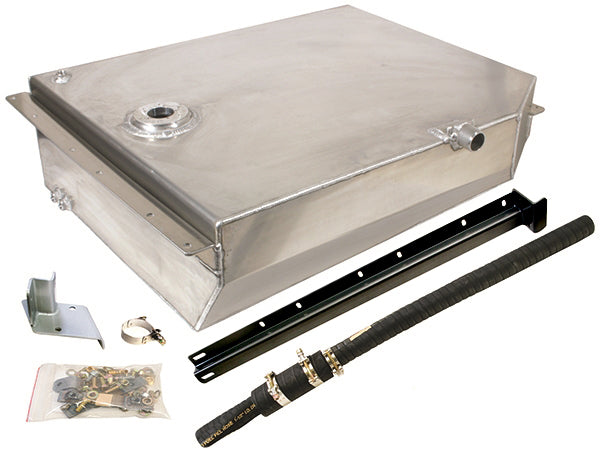 FUEL TANK,55-57 CHEVY WITH SEAMLESS FRAME,25 GALLON,ALUMINUM