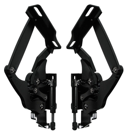 HOOD HINGES,57 CHEVY,BLACK