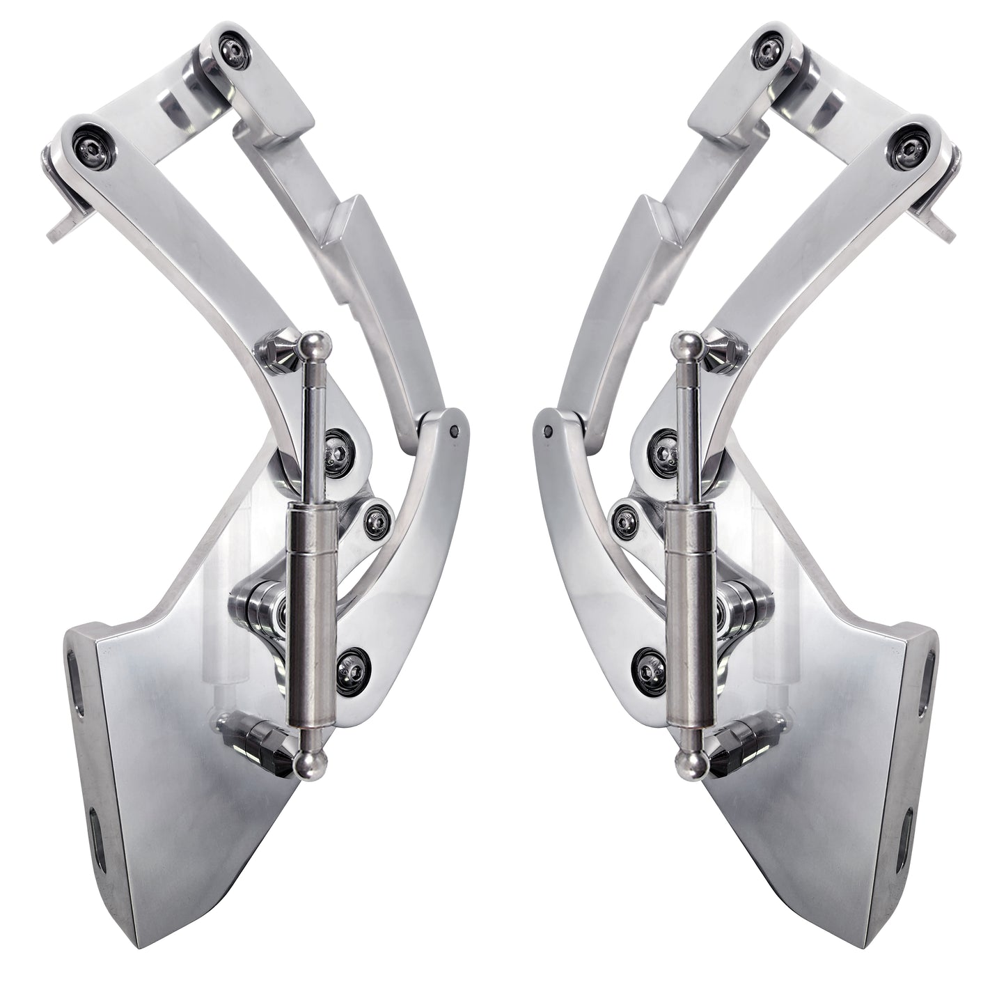 HOOD HINGES,55-57 CHEVY TRUCK,POLISHED