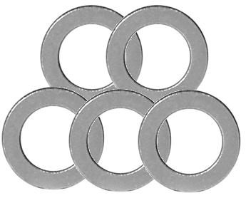 ALUMINUM WASHER,-3 AN,(5)