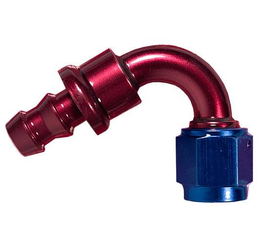 HOSE END,ALUM,BARBED,1/2 HOSE,#8     120