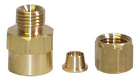 HOSE END,STR,BRASS,1/8 NPT FEMALE,-3 NYL