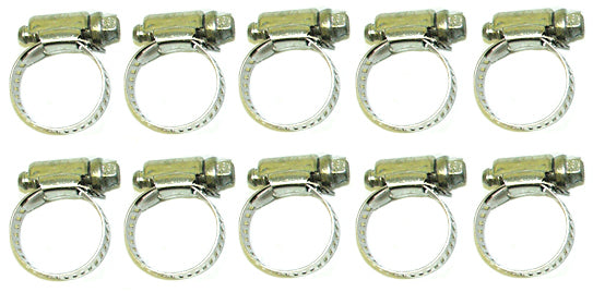 HOSE CLAMP,1/2 BAND,9/16-1 1/16 O.D.(10)