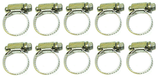 HOSE CLAMP,1/2 BAND,9/16-1 1/16 O.D.(10)