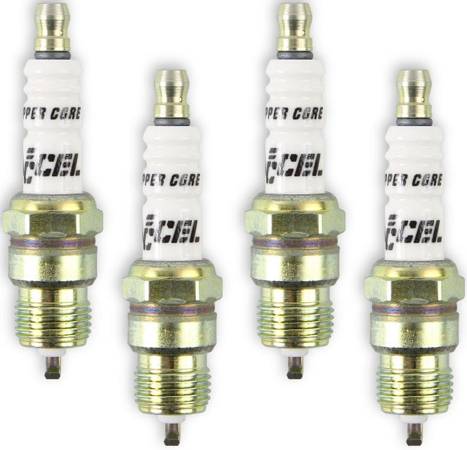 SPARK PLUGS,SHORTY,14MM,TAPER,.460,4 PKG