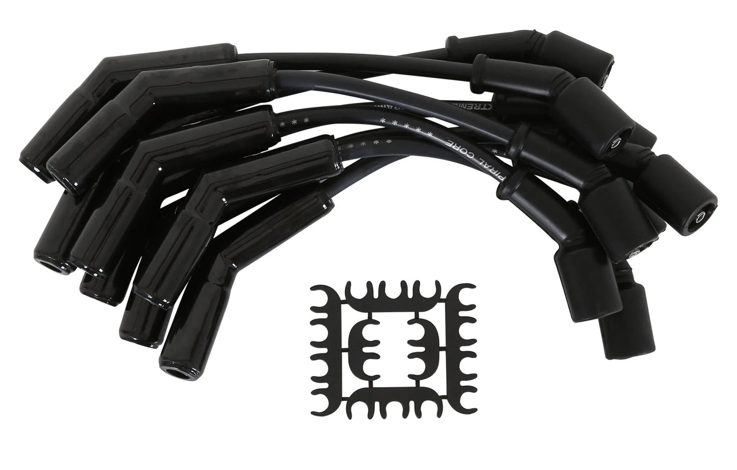 SPARK PLUG WIRE SET,EXTREME 9000 CERAMIC BOOT,LS TERMINALS,LS3/LS4/LS7,BLACK