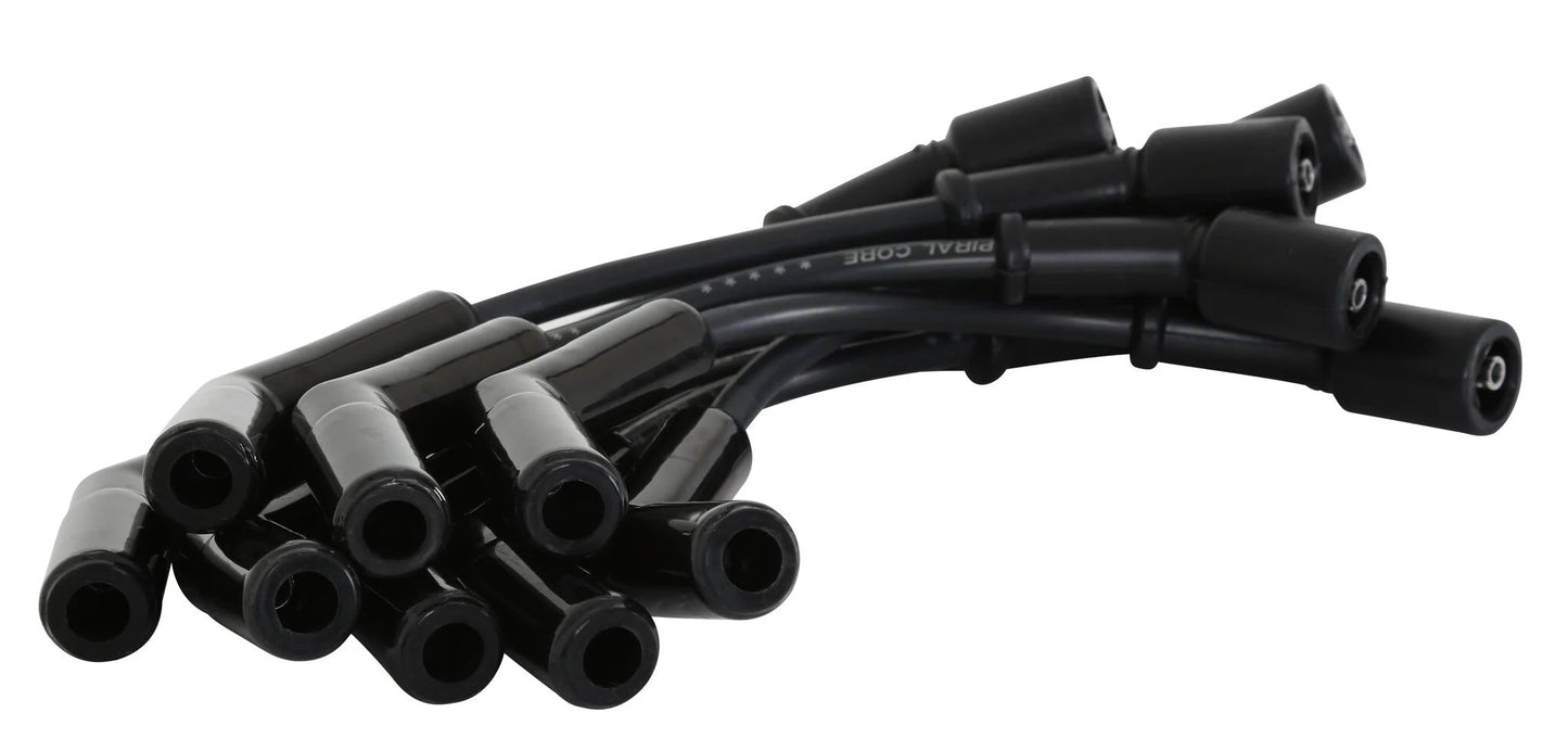 SPARK PLUG WIRE SET,EXTREME 9000 CERAMIC BOOT,LS TERMINALS,LS3/LS4/LS7,BLACK