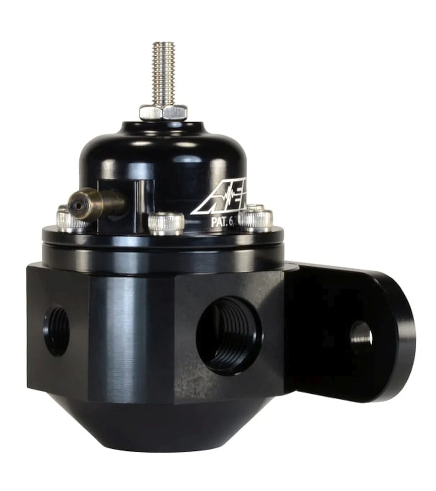 FUEL PRESSURE REGULATOR,UNIVERSAL,ADJUSTABLE,BLACK