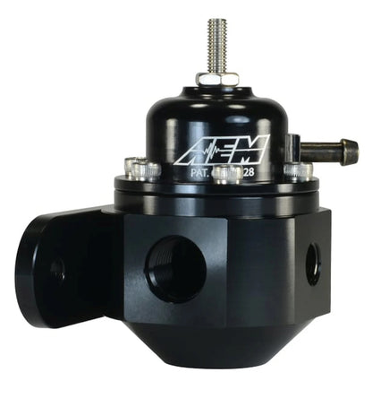 FUEL PRESSURE REGULATOR,UNIVERSAL,ADJUSTABLE,BLACK