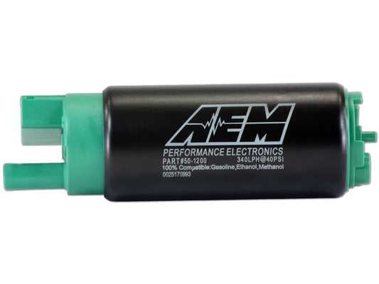 FUEL PUMP,ELECTRIC,INTANK,340LPH,8MM SLIP ON OUTLET,GAS,METHANOL,E85 COMPATIBLE