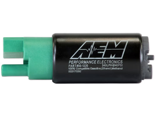 FUEL PUMP,ELECTRIC,INTANK,340LPH,8MM SLIP ON OUTLET,GAS,METHANOL,E85 COMPATIBLE
