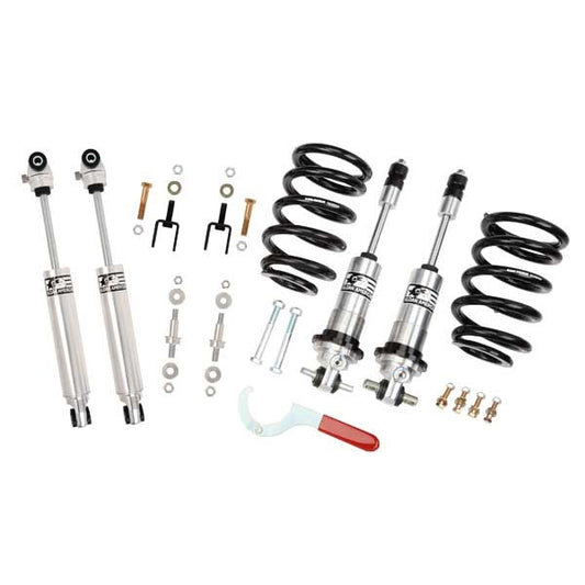 FRONT COILOVER & REAR SHOCK KIT,ADJUSTABLE,72-79 FORD RANCHERO,TORINO,WITH BBF