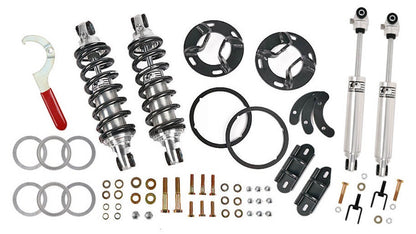 FRONT COILOVER & REAR SHOCK KIT,62-67 CHEVY II,NOVA,WITH SBC