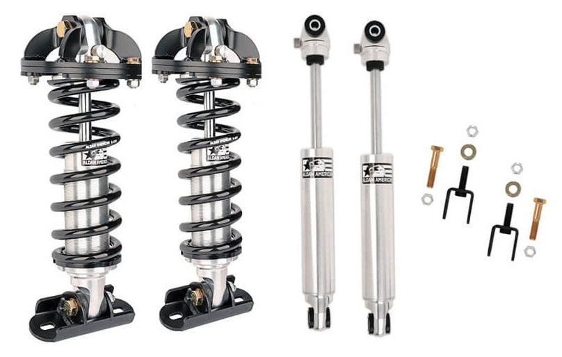 FRONT COILOVER & REAR SHOCK KIT,62-67 CHEVY II,NOVA,WITH SBC