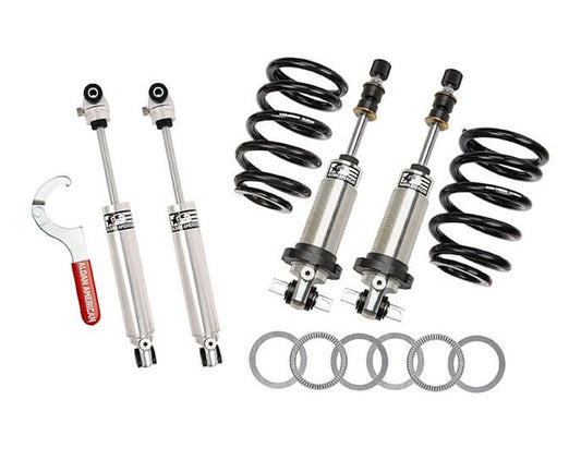 FRONT COILOVER & REAR SHOCK KIT,DOUBLE ADJUSTABLE,63-82 CHEVY CORVETTE,SBC