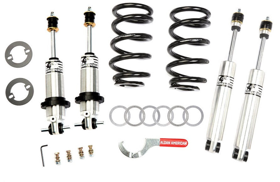 FRONT COILOVER & REAR SHOCK KIT,ADJUSTABLE,97-03 FORD F-150