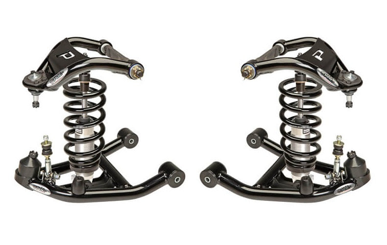 FRONT COILOVER CONVERSION KIT,W/ CONTROL ARMS,ADJUSTABLE,GM 68-72 A-BODY,BBC