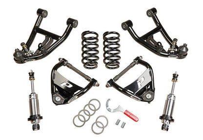 FRONT COILOVER CONVERSION KIT,W/ CONTROL ARMS,DOUBLE ADJUSTABLE,68-72 A-BODY,BBC