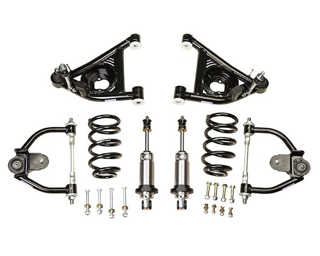 FRONT COILOVER CONVERSION KIT,W/ CONTROL ARMS,ADJUSTABLE,GM 78-88 G-BODY,SBC