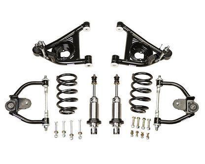 FRONT COILOVER CONVERSION KIT,W/ CONTROL ARMS,ADJUSTABLE,GM 78-88 G-BODY,BBC