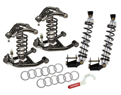 COILOVER CONVERSION KIT,FRONT & REAR,W/ CONTROL ARMS,DOUBLE ADJ,68-72 A-BODY,SBC