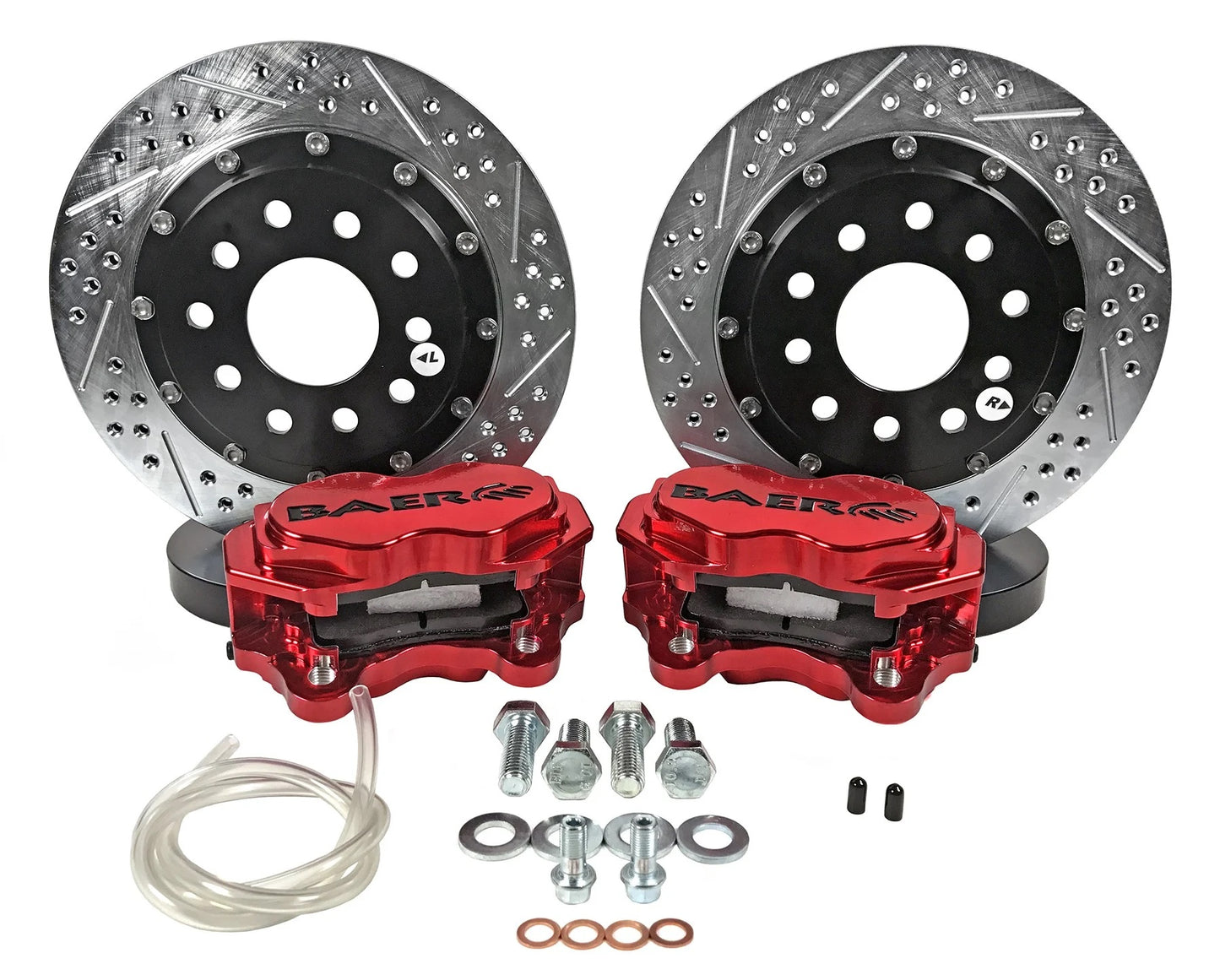 DISC BRAKES,FRONT,11.62",SS4+ DRAG,15-18 MUSTANG,RED