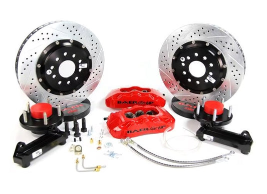 DISC BRAKES,FRONT,14",PRO+,64-74 AFX,RED
