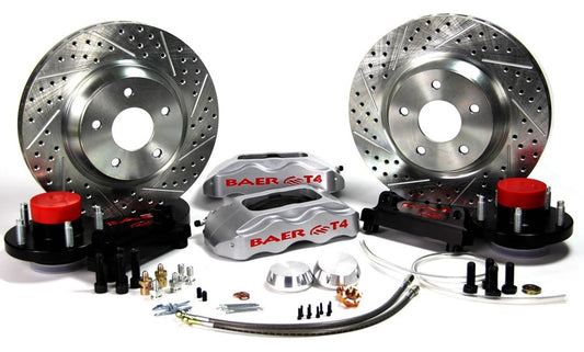 DISC BRAKES,FRONT,13",T4,60-87 C10 2WD,CPP 2.5" DROP,5X5",SILVER