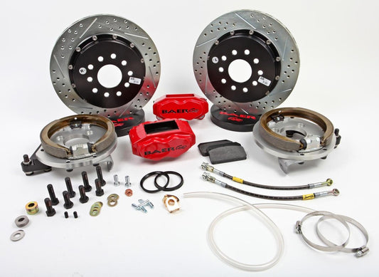 DISC BRAKES,REAR,13",SS4+,67-69 F-BODY,68-74 X,C-CLIP,RED