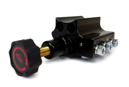 REMASTER 2-BOLT MASTER CYLINDER KIT,GM/FORD,1-1/8" BORE,LEFT PORTS,BLACK