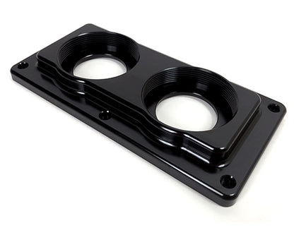 REMASTER 2-BOLT MASTER CYLINDER KIT,GM/FORD,1-1/8" BORE,LEFT PORTS,BLACK