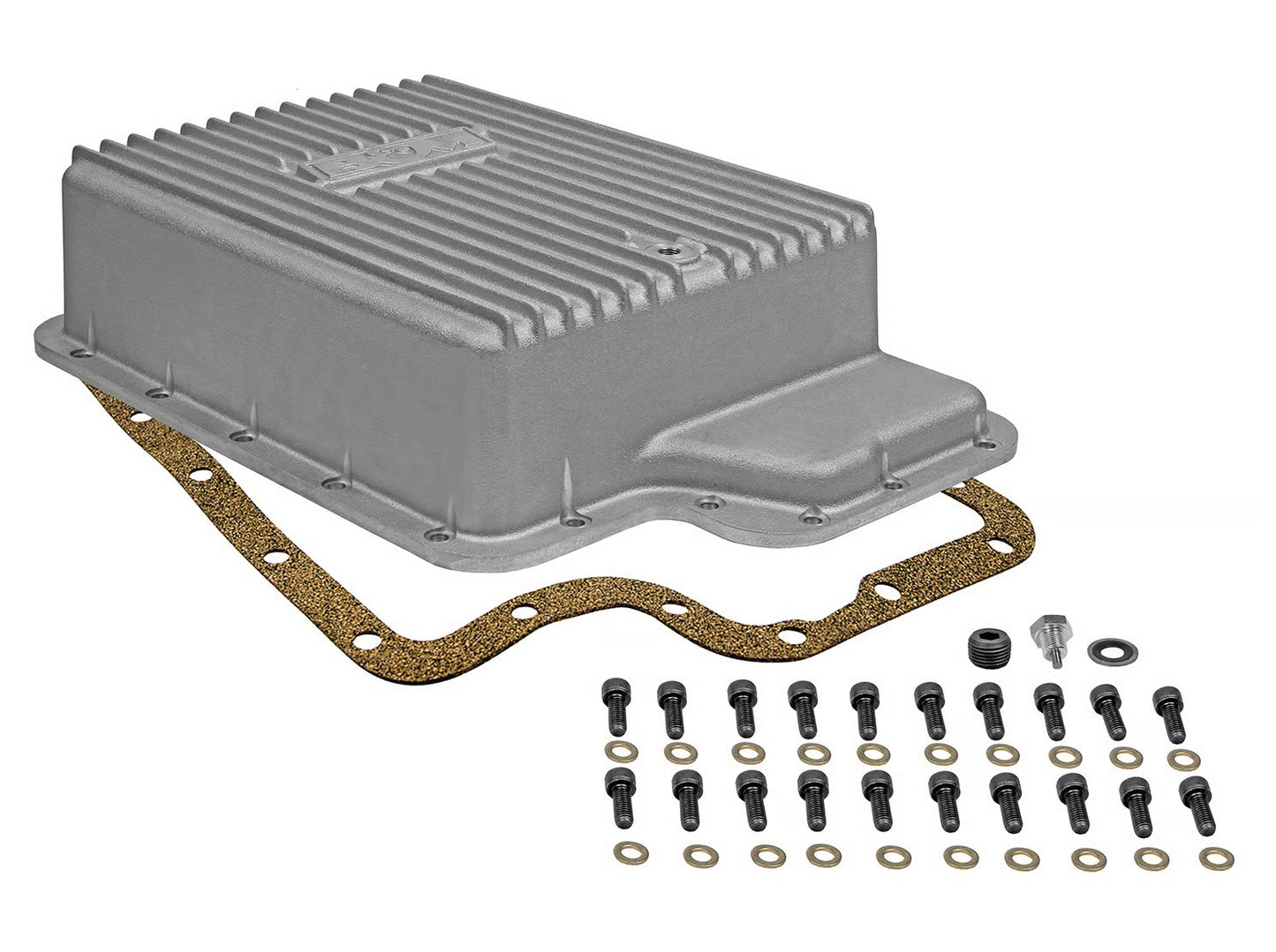 HI-TEK DEEP TRANSMISSION PAN,ALUMINUM,FORD E4OD/4R100