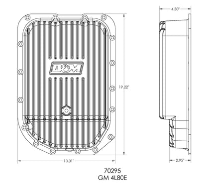 HI-TEK DEEP TRANSMISSION PAN,ALUMINUM,GM 4L80E