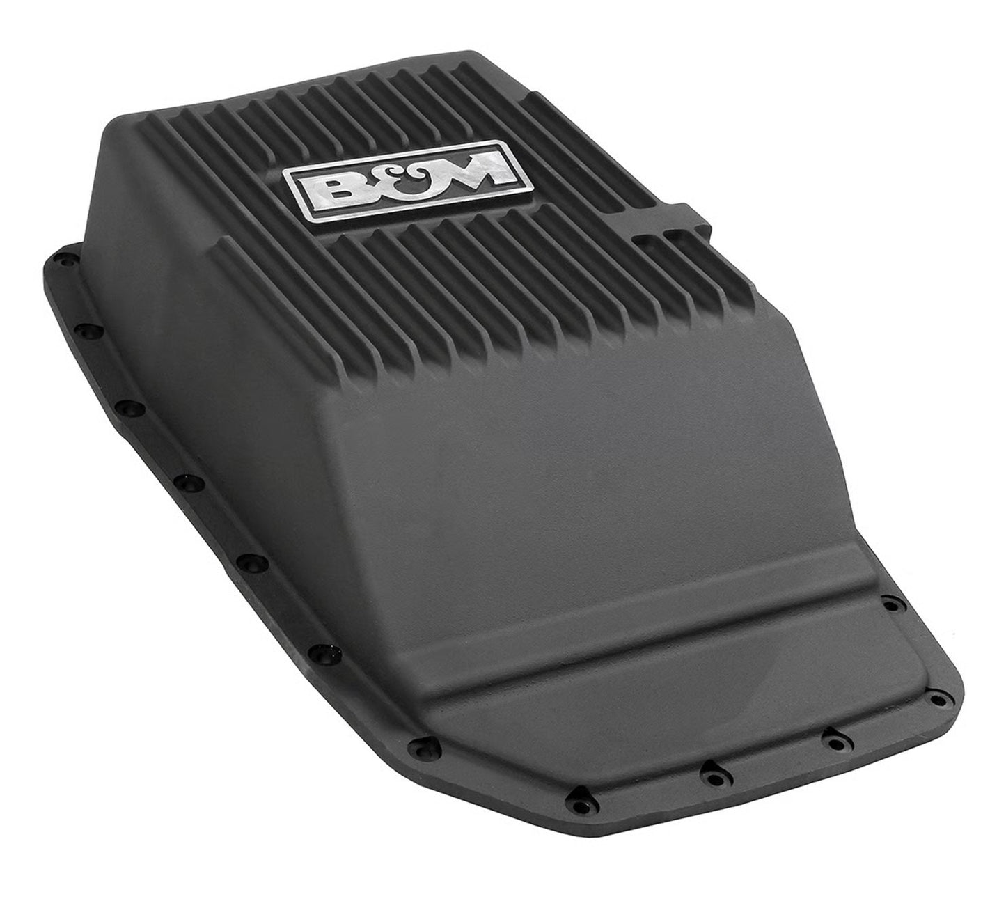 HI-TEK DEEP TRANSMISSION PAN,BLACK ALUMINUM,09-21 F-150 6R80,17-21 F-250 6R100
