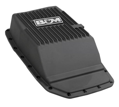 HI-TEK DEEP TRANSMISSION PAN,BLACK ALUMINUM,09-21 F-150 6R80,17-21 F-250 6R100