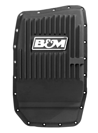 HI-TEK DEEP TRANSMISSION PAN,BLACK ALUMINUM,09-21 F-150 6R80,17-21 F-250 6R100
