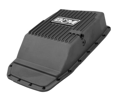 HI-TEK DEEP TRANSMISSION PAN,BLACK ALUMINUM,09-21 F-150 6R80,17-21 F-250 6R100