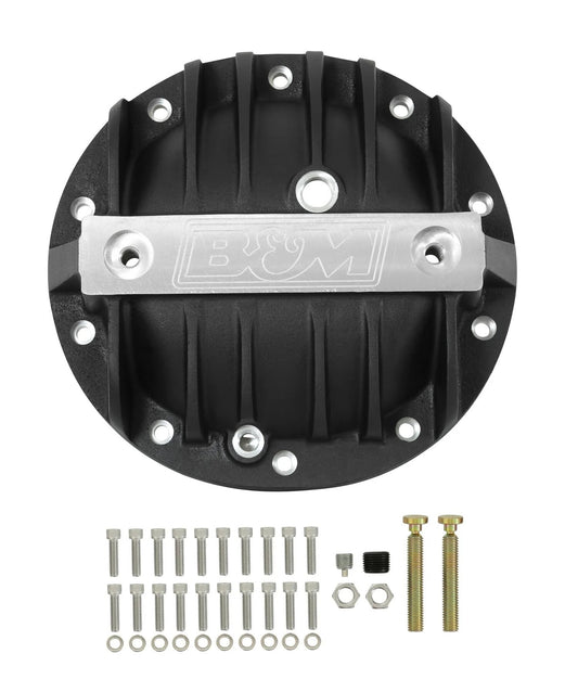 HI-TEK ALUMINUM DIFFERENTIAL COVER,GM 8.2"/8.5"/8.6" 10-BOLT,BLACK