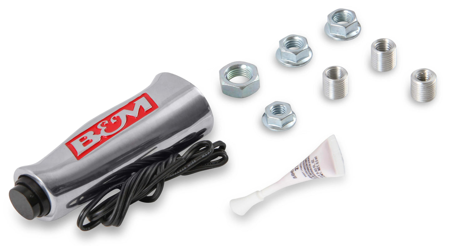 UNIVERSAL T-HANDLE WITH 12V SWITCH,BRUSHED,THREADED