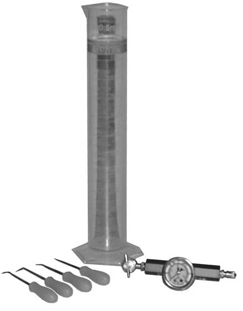 SHOCK CHARGING KIT,GAUGE,BEAKER,TOOLS
