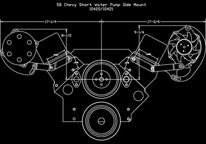 SBC SWP,V-BELT SIDE BRACKET KIT,POL,AC