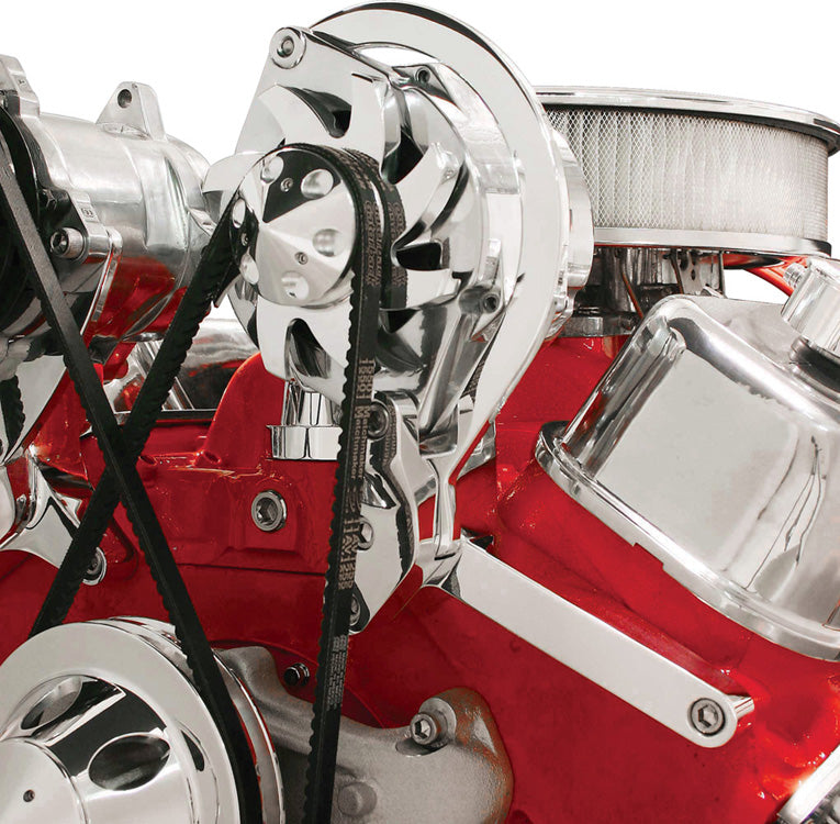 BBC SWP,V-BELT TOP BRACKET KIT,POL,ALTERNATOR