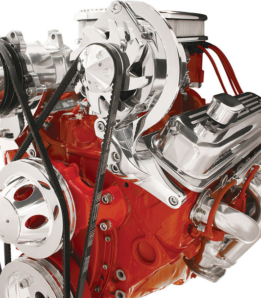 SBC VORTEC SWP,V-BELT TOP BRACKET,POL,ALTERNATOR