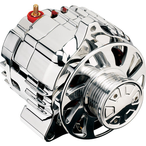 ALTERNATOR,140A,POL BILLET ALUM,SERPENTINE